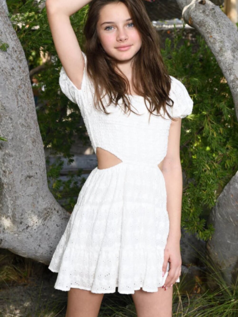 KatieJ NYC Junior's Phoenix Cutout Dress